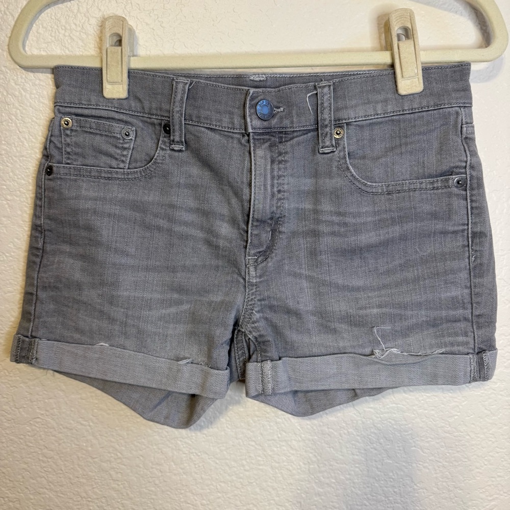 Gap 1969 Grey Denim Jean Shorts - 26